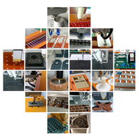 Automatique multi têtes 3 axes bureau UV résine époxy PU adhésif thermofusible CNC automatique peinture colle doming machine distribue colle