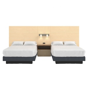 Mỹ Thiết Kế Mới Sang Trọng Giường Phòng Khách Sạn Phòng <span class=keywords><strong>King</strong></span> Queen <span class=keywords><strong>Headboard</strong></span> Nội Thất Với Ánh Sáng - Product Image 1