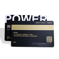 Smart One Personalisierte Goldgeprägte PVC-Plastik-Mitgliedskarte Offsetgedruckt mit QR-Code Heißprägung Oberflächenveredelung