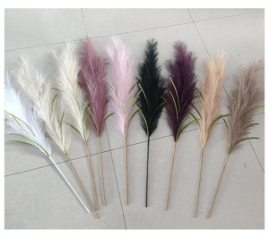 Décoration <span class=keywords><strong>de</strong></span> maison pour la remise des diplômes en gros, feuilles d'herbe <span class=keywords><strong>de</strong></span> la <span class=keywords><strong>pampa</strong></span> artificielles en forme <span class=keywords><strong>de</strong></span> plume, 110 cm, Saint-Valentin, Noël - Product Image 5