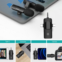 Microphones Cravate sans Fil 3 en 1, Vente Chaude, Professionnels avec Réduction de Bruit pour Vlog, YouTube et TikTok