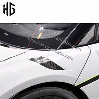 Guardabarros Delanteros Ventilados MSO de Fibra de Carbono Seca para McLaren 540C 570S 570GT 600LT 2015-2020, Conversión a Estilo MSO, Kit de Carrocería