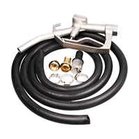 Pompe à diaphragme rouge OEM 12V 24V 300W à basse pression et grand débit 50L/M avec compteur pour carburant, diesel, kérosène, eau