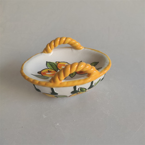 Accessoires de salle de bain décoration de maison moderne mini <span class=keywords><strong>porte</strong></span>-<span class=keywords><strong>savon</strong></span> <span class=keywords><strong>citron</strong></span> en céramique mignon pour hôtel - Product Image 3