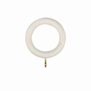 IDEAS WOOD LINE - SET DI 8 ANELLI PER TENDA IN LEGNO COLOR CERA - Product Image 1