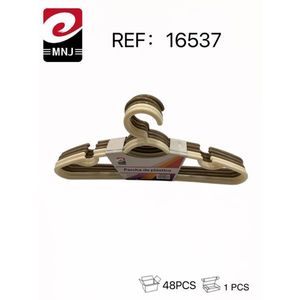 MNJ Plastic Hangers 48Pcs With Shoulder Pads For Clothes Storage - Product Image 3