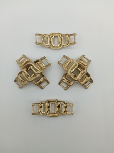 Herrajes de hebilla de <span class=keywords><strong>Clip</strong></span> de zapato de metal para accesorios de decoración de zapatos accesorios de zapato impresionantes - Product Image 2