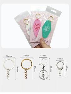 Portachiavi Personalizzati con Logo Stampato UV, Impermeabili, in Plastica ABS Acrilica, per Hotel e <span class=keywords><strong>Motel</strong></span>, Etichette per Bagagli - Product Image 4