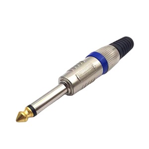 Enchufe <span class=keywords><strong>mono</strong></span> de doble núcleo de metal, micrófono, amplificador, enchufe de consola de mezcla de audio - Product Image 1