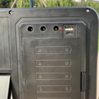 Kit d'éclairage solaire d'urgence 6W avec batterie 7200mAh et sorties USB Type-C et DC pour système d'éclairage solaire domestique
