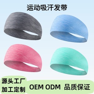 เจียเมรุยสายรัดกันเหงื่อหลากสีโพลีเอสเตอร์ความยืดหยุ่นสูงดูดซับเหงื่อสำหรับวิ่งโยคะฟิตเนสผู้ชายผู้หญิง - Product Image 5