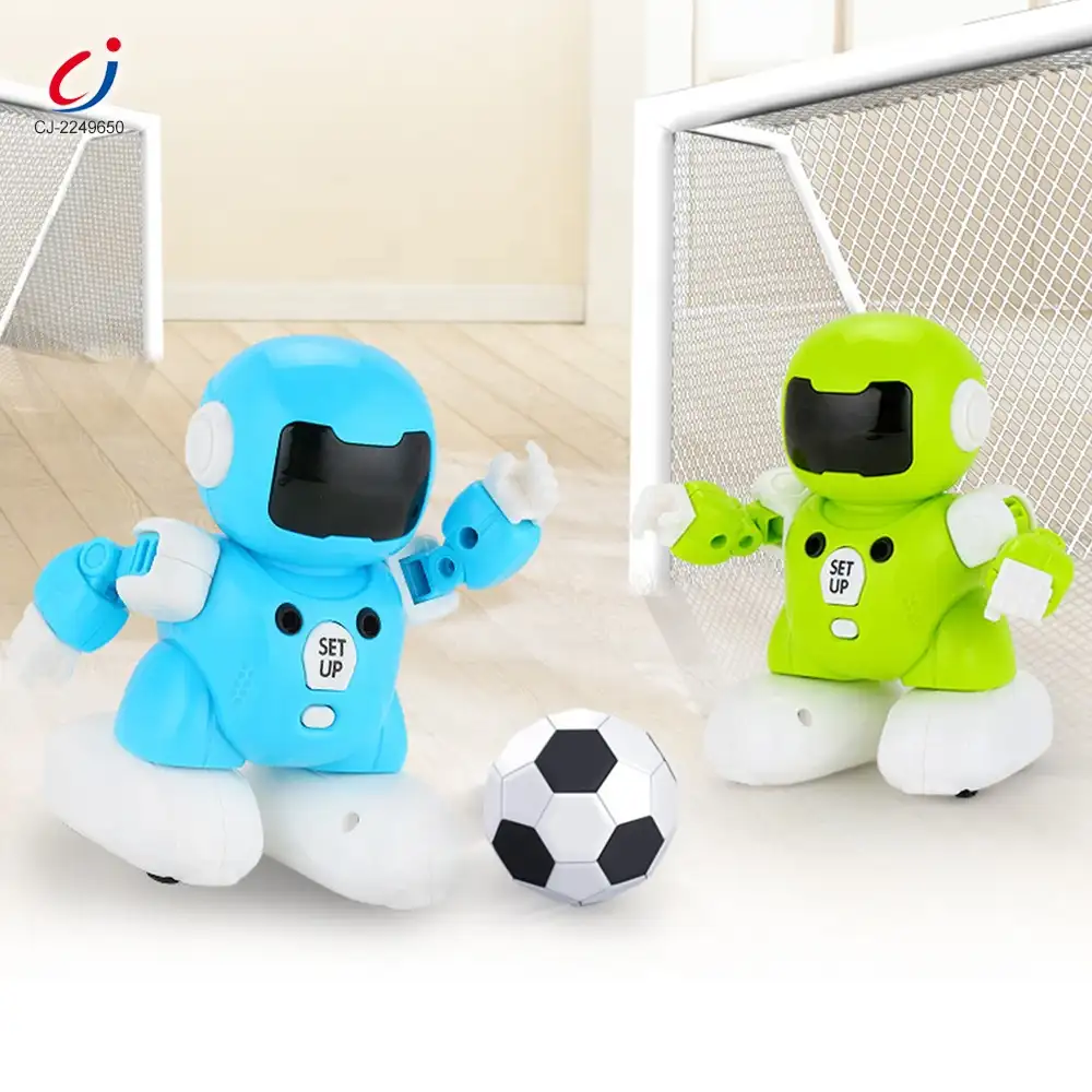 인기있는 2.4g 키즈 스포츠 파이팅 게임 장난감 원격 제어 전투 축구 rc 축구 로봇