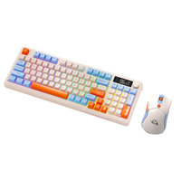 Set Keyboard dan Mouse Nirkabel Free Wolf T96 Dual-Mode RGB Backlit