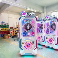 Promotion NAUGHTY DOG LPJ-MTL2 Machine d'arcade grue à griffes Thème Grande Roue Porte-bonheur (Verre Trempé, Acrylique, Métal) Prise Personnalisée