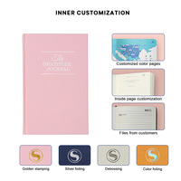 Cuadernos de Tapa Dura Personalizados con Cubierta de Tela de Lino A4 o A5, Diarios de Autocrecimiento, Gratitud y Mindfulness