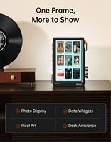 Divoom Times Frame 10,1 pouces WiFi 6 – Cadre photo numérique et écran de bureau intelligent pour gamers, prend en charge les écrans DIY – Écran Alibaba