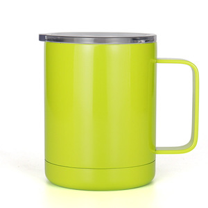 Stainless Steel Tumbler 16Oz <b>Insulated</b> Travel <b>Mug</b> Round Design For Outdoor Use - Product Image 3