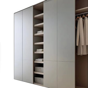 Placard <span class=keywords><strong>pour</strong></span> armoires de chambre <span class=keywords><strong>Armoire</strong></span> sur mesure Ensemble de chambre Entrée Mélamine Bois Walk in Set Chambre Vêtements <span class=keywords><strong>Armoire</strong></span> - Product Image 1