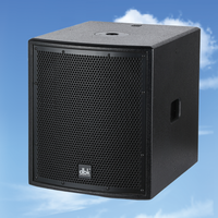 Subwoofer actif professionnel de 1000 W, 12 pouces, équipement audio avec module d'amplification intégré pour les événements d'église