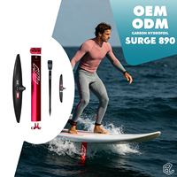 Aile de Foil Hydrofoil pour Surf Coastal Méditerranéen SURGE 890 – Performance Freeride, Carving Fluide, Mât en Aluminium