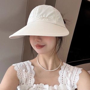 Sombrero de sol de ala ancha para mujer, tipo bucket, de secado rápido, transpirable, visera para exteriores con patrón de logo, gorra deportiva para adulto - Product Image 3