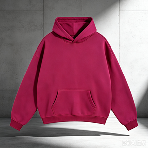 Sweat à capuche oversize en molleton 100 % coton de haute qualité 2026, motif araignée 3D pour impression en relief, manches longues, col 555 - Product Image 3
