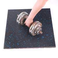 50cm*50cm 1m*1m EPDM Gummibodenbelag Gummifliesen Fitnessstudio-Gummimatte für Innenbereiche