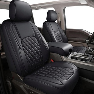 Coprisedili in Pelle per <span class=keywords><strong>Ford</strong></span> F150 SuperCrew 2015-2026, F250/F350/F450 Super Duty Crew Cab 2017-2026, <span class=keywords><strong>Sedili</strong></span> Anteriori e Posteriori - Product Image 1