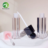 Usine nouveau carré de haute qualité 6ml clair vide brillant à lèvres bouteille grande baguette lèvre Tubes d'huile conteneur d'emballage