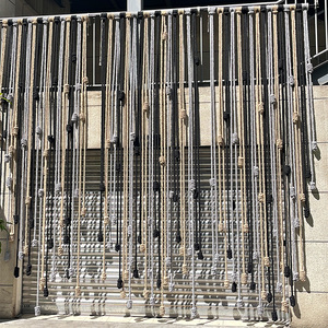 Arte de Pared de Macramé con Borlas de Cuerda Degradada Anudadas a Mano de Grado Hotelero OEM para Vestíbulos de Hoteles, <span class=keywords><strong>Torres</strong></span> de Oficinas y Atrios Corporativos - Product Image 5