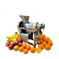 Industriële automatische fruit- en groentesapcentrifuge met 304 roestvrijstalen schroefpers voor voedselverwerkingsfabrieken