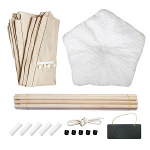 Vente chaude de fournitures pour animaux de compagnie personnalisées disponibles en toutes saisons toile + <span class=keywords><strong>tipi</strong></span> pour <span class=keywords><strong>chien</strong></span> chat en bois - Product Image 2