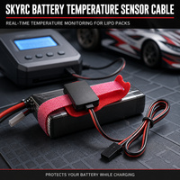 Câble de capteur de température SKYRC, sonde de température de batterie avec sangle Velcro pour chargeur RC SKYRC IMAX B6 B6mini B6V2 B6Evo