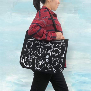 Sac fourre-tout en toile robuste de 12 oz pour femmes, imprimé avec un logo personnalisé, recyclable, grand sac de plage, sac de shopping réutilisable pour offrir en cadeau - Product Image 2