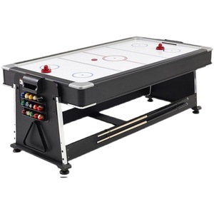 Mesa de <span class=keywords><strong>Billar</strong></span> Giratoria 4 en 1 Premium de <span class=keywords><strong>7</strong></span> <span class=keywords><strong>pies</strong></span> con Diseño que Ahorra Espacio, Incluye <span class=keywords><strong>Billar</strong></span>, Hockey de Aire y Tenis de Mesa - Product Image 6