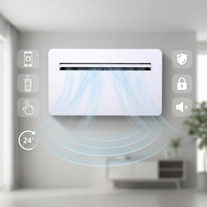12000 BTU Split Wall-Mounted <b>Air</b> <b>Conditioner</b> Variable Frequency Energy-Saving 220V Household Outdoor Unit App-Controlled - Product Image 3