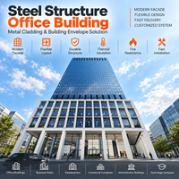 Structure en acier GloStar pour les projets de bureaux, d'appartements et de bâtiments mixtes à plusieurs étages