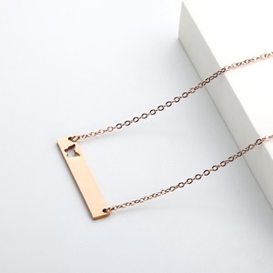 Collana con ciondolo a farfalla cava personalizzabile in acciaio inossidabile, incisione su misura, non si ossida, design semplice e fresco, bestseller - Product Image 2
