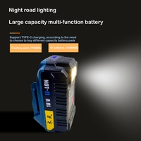 Souffleur à main haute puissance à batterie au lithium, ventilateur turbo à jet électrique, puissance éolienne élevée, machine à tempête