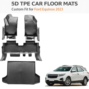 Tapis de sol TPE sur mesure pour Ford Equinox LHD 2023, toutes saisons, imperméables, résistants, doublures de sol de voiture OEM - Product Image 1