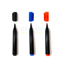 Nouveau stylo marqueur permanent à alcool à pointe en fibre fine durable marqueur de peinture colorée bon marché pour papier d'écriture d'art pointe de pinceau oblique CD
