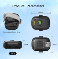 Collier intelligent pour animaux de compagnie avec GPS 4G détachable en plastique, suivi en temps réel, géolocalisation, surveillance d'activité, étanche IPX7 pour chien et chat