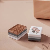 Ensemble de Mahjong Américain de Luxe Moderne de 160 Pièces avec 4 Couches de Mélamine Sculptée en Acrylique pour Soirées de Jeu et Cadeaux