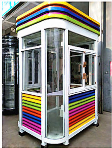 Cabina <span class=keywords><strong>di</strong></span> <span class=keywords><strong>Guardia</strong></span> Mobile <span class=keywords><strong>di</strong></span> Lusso Struttura in Acciaio Durevole Prefabbricata Casa Mobile per Guardie - Product Image 3