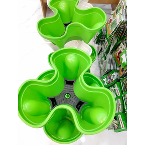 Pot de tour (7 niveaux), tour de légumes bio/tour de fleurs-plastique de haute qualité, pratique, gain de place, décoration de jardin - Product Image 3