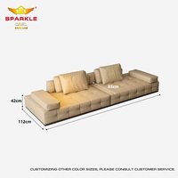 Canapé de salon droit SPARKLE villa Foshan Furniture factory