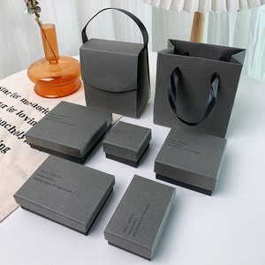 Boîte à bijoux en papier noir Ciel et <span class=keywords><strong>Terre</strong></span> pour bracelets, boucles d'oreilles, colliers et bagues - Product Image 3