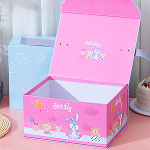 Boîte cadeau pour enfants d'usine, boîte cadeau d'anniversaire pour enfants, boîte d'emballage surdimensionnée, logo personnalisé, boîte d'expédition magnétique à rabat - Product Image 6