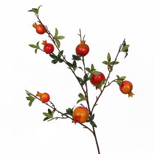 Adorno Decorativo de Fruta de Granada Artificial, Rama Individual de Espuma Plástica, Decoración de Año Nuevo - Product Image 3