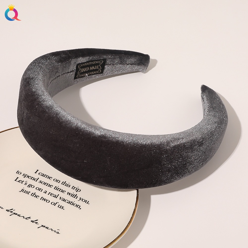Foam Headband - Charcoal Gray
